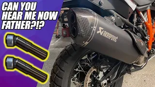 Akrapovic dB Killer Removal | BEFORE AND AFTER