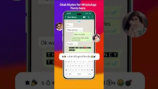 Chat Style for WhatsApp :Fonts,