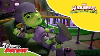 🫧 Evadare cu spumă | Păienjenelul Marvel și prietenii lui uimitori | Disney Junior România