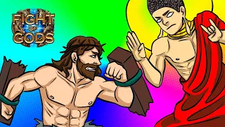 JEZUS VS BUDDA! WALKI BOGÓW! | FIGHT OF GODS