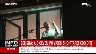 Meta i shkoi për herë të parë poshtë shtëpisë, çfarë tha në fjalën e tij Sali Berisha