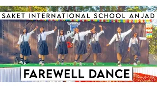 FAREWELL DANCE | Dedicated To 12th Class| Saket International School Anjad| Backbencher Comedy Dance