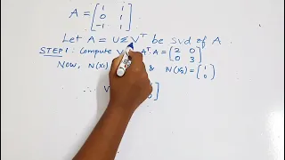 Singular Value Decomposition (SVD) Problem | Full Explanation