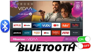 Hisense VIDAA Smart TV: How To Turn Bluetooth ON / OFF