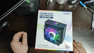 Купил показываю ZALMAN CNPS10X Optima II Black RGB, 120мм