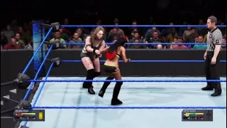 WWE 2K20 Smackdown Zelina Vega vs Piper Niven