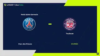 Paris Saint-Germain vs Toulouse | Parc des Princes | 2023-24 Ligue 1 | PES 2021