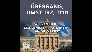 Strauß, Stoiber, Seehofer: Machtwechsel in der CSU - es war/ist kompliziert #fragBR24💡 | BR24