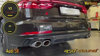 Audi S8 2022 | V1/V2 | ASG Sound | Sportauspuff