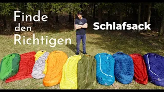 Schlafsack Vergleich | Kunstfaser vs. Daune, Temperaturbereiche, Vor- und Nachteile