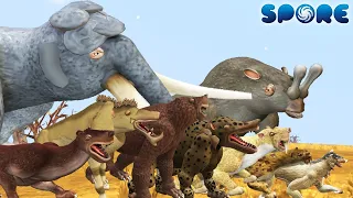 Prehistoric Size Comparison | Prehistoric Beast Battle [S1] | SPORE