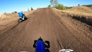 yz125x racing at Albany Supercross