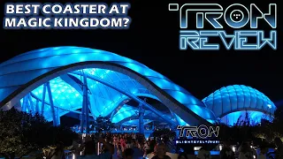 Tron Lightcycle Run Review, Disney World Vekoma Motorbike Coaster | Best Coaster at Magic Kingdom?