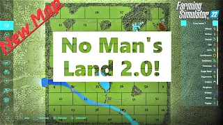 FS22 New Map | No Man's Land 2.0! CALM LANDS Map Tour on a Helicopter