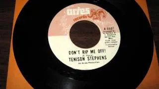 Tenison Stephens - Don't Rip Me Off