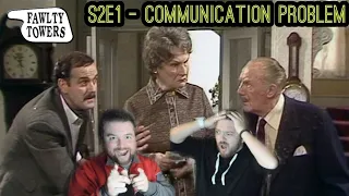 SHUT UP BASIL!!! Americans React To "Fawlty Towers - S2E1 - Communication Problems"