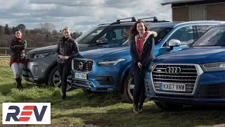 The REV Test: Big, luxury SUVs. Audi Q7 vs Land Rover Discovery vs Volvo XC90