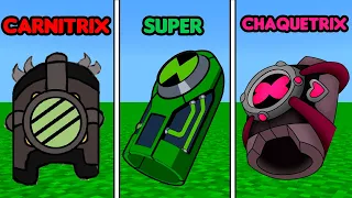 ESCOLHA O OMNITRIX E BATALHE NO BEN 10 MINECRAFT!