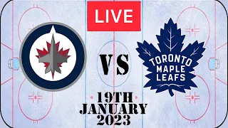 🔴NHL LIVE🔴 Toronto Maple Leafs vs Winnipeg Jets 19th January 2023 l Reaction