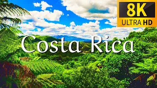 FLYING OVER COSTA RICA 8K VIDEO ULTRA HD / Relax 8K