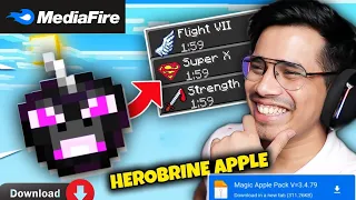 Minecraft BUT YOU CAN CRAFT SUPER OP APPLES ADDON!#amubgamerz #viral