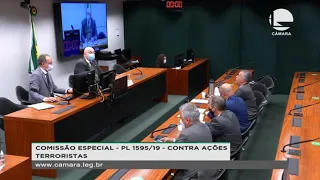 PL 1595/19 - Comissão especial sobre ações contra terroristas - Instalação e Eleição - 29/06