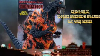 Unboxing. X-plus Burning Godzilla by Yuji Sakai. STANDARD.