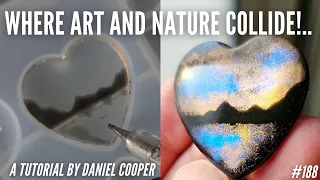 BOB ROSS Style Resin Art! A Video by Daniel Cooper