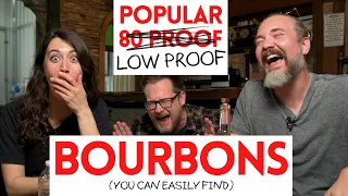 Top 7 LOW PROOF Bourbons you can easily find (according to whiskey lovers)
