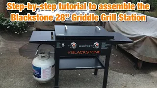 Dad Assembles Blackstone 28 Inch Griddle Grill Station