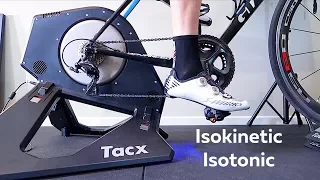 Tacx Neo Smart Trainer: Isokinetic and Isotonic Modes