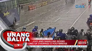 MMDA: Motorcycle riders na sumisilong sa mga overpass o footbridge, hinuhuli | UB