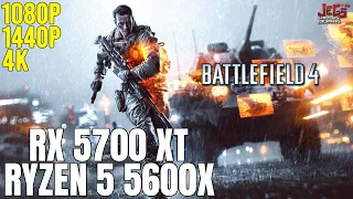 Battlefield 4 | Ryzen 5 5600x + RX 5700 XT | 1080p, 1440p, 4K benchmarks!