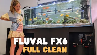 Fluval FX6 Cleaning After 3-months on my African Cichlid Tank