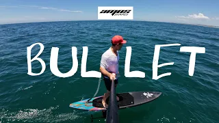 Most of you should Go Long: Downwind Foiling Amos Shapes Bullet