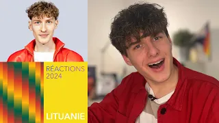 Silvester Belt - "Luktelk" - Lithuania 🇱🇹 | Eurovision 2024 | First reaction