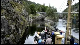 Vrangfoss sluser i Ulefoss