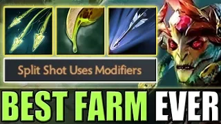 Insane AoE Split Shot [Farming Simulator] Dota 2 Ability Draft