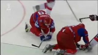Ruská srážka ve finále MS v hokeji 2010