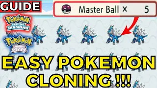 *How to Clone* Pokemon and Items EASILY Guide in Brilliant Diamond Shining Pearl BDSP