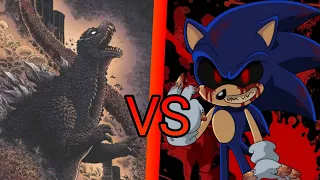 GODZILLA IN HELL VS SONIC. EXE