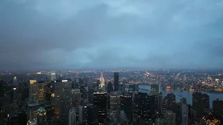 [10 Hours] Manhattan, NY Evening Time Lapse - Video & Audio [1080HD] SlowTV