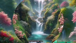 Mesmerizing waterfall images - AI generated