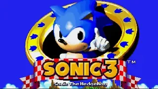 SONIC THE HEDGEHOG 3 - FULL SONIC PLAYTHROUGH (No Chaos Emeralds)