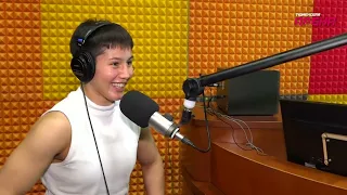 Вице-чемпионка Европы по боксу Альбина Молдажанова стала гостем утреннего эфира на радио "Dipol FM"