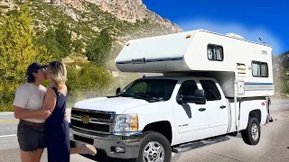 Driving Cross Country in Our DIY Truck Camper