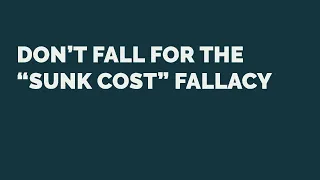 SmartRIA: Don’t Fall for the “Sunk Cost” Fallacy