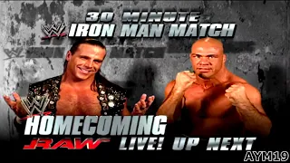 Shawn Michaels vs Kurt Angle Iron Man Match RAW 10/3/2005 Highlights