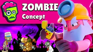 cet ABONNÉ de 10 ans est TROP DROLE en concept MODE ZOMBIE sur Brawl Stars