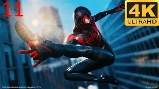 Part 11 | SPIDER-MAN MILES MORALES | Gameplay Walkthrough | 4K HDR 60 FPS | No Commentary